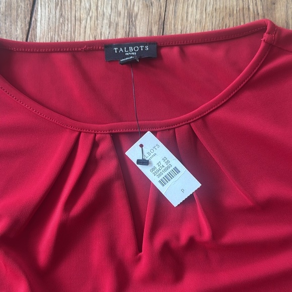 NWT Talbots red dress size P - Picture 2 of 7